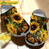 Beautiful Sunflower Butterfly Garden Crocs 2.jpg