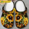 Beautiful Sunflower Butterfly Garden Crocs 3.jpg