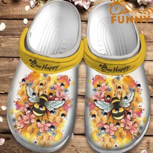 Bee Happy Crocs Classic Clog 1.jpg