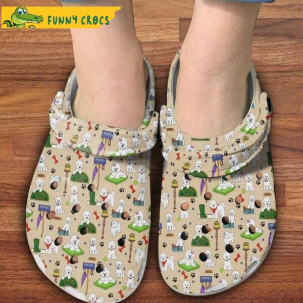 Bichon Frise Dogs Pattern Crocs.jpg