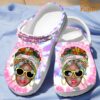 Black Beautiful Woman Hippie Crocs 3.jpg