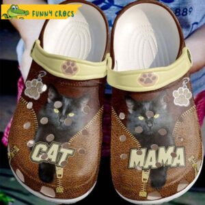 Black Cat Mama Leather Zipper Pattern Crocs.jpg