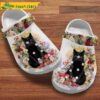 Black Cat With Flower Crocs.jpg