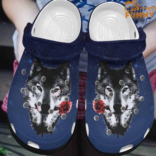 Black Wolf Red Rose Crocs 1.jpg