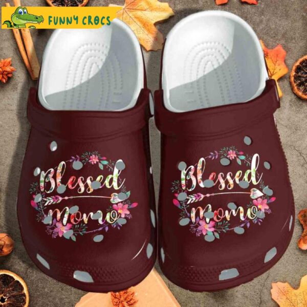 Blessed Mom Floral Crocs.jpg