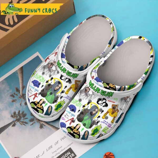 Blile Elish Music Crocs Clog Shoes 3.jpg