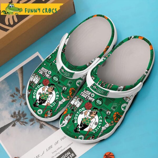 Boston Celtics NBA Green Crocs Clog Shoes 3.jpg