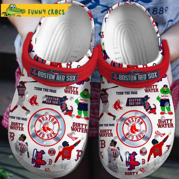 Boston Red Sox MLB Crocs Clog Shoes 1.jpg