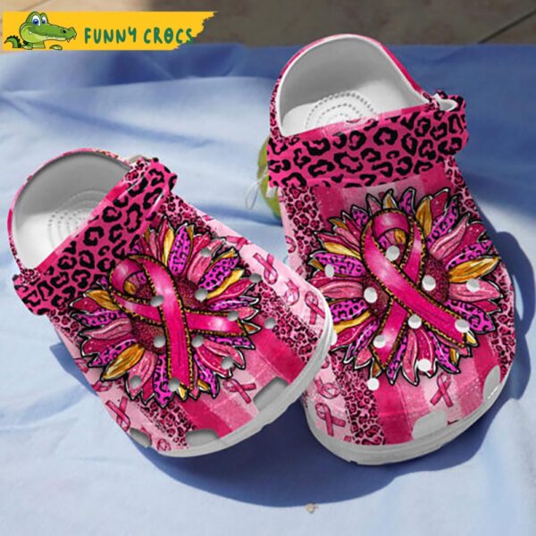 Breast Cancer Awareness Sunflower Crocs Slippers 3.jpg