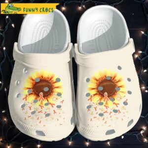 Breast Cancer Awareness With Sunflower Crocs 1.jpg