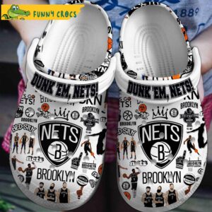 Brooklyn Nets NBA Crocs Clog Shoes 1.jpg