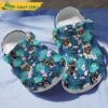 Bulldog Tropical Leaf Pattern Dog Crocs.jpg