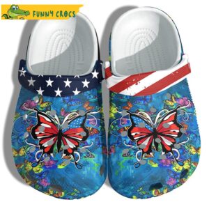 Butterfly America Flag Crocs CLog.jpg