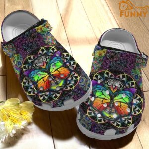 Butterfly Floral Hippie Crocs 1.jpg