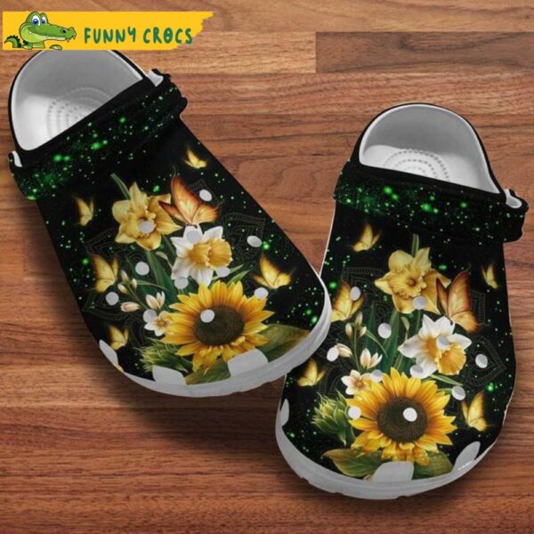 Butterfly Sunflowers Floral Crocs.jpg