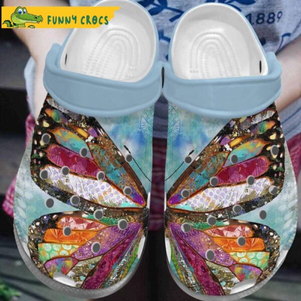 Butterfly Water Color Pattern Crocs.jpg