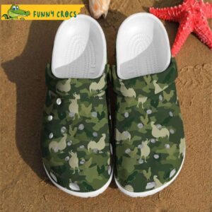 Camo Patterns Chicken Crocs Clog Shoes 1.jpg