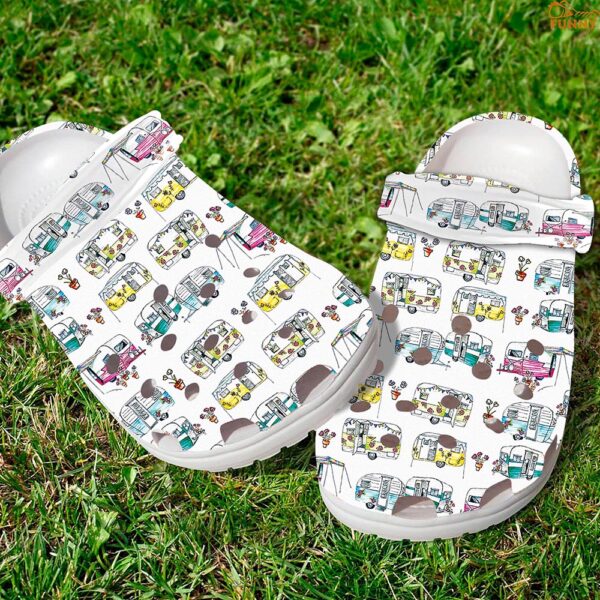 Camper Colorful Car Crocs Crocband Shoes 5.jpg