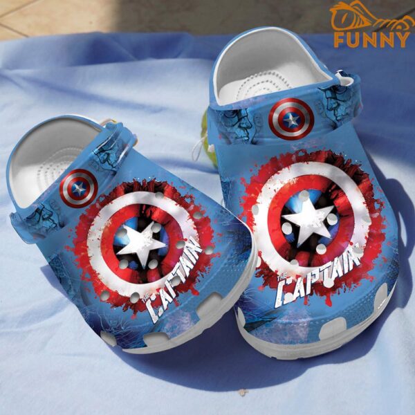 Captain America Crocs Clog Shoes 1.jpg