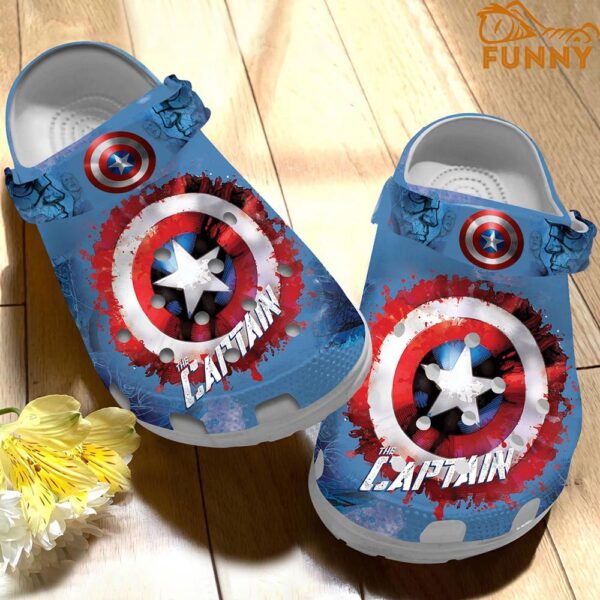 Captain America Crocs Clog Shoes 2.jpg