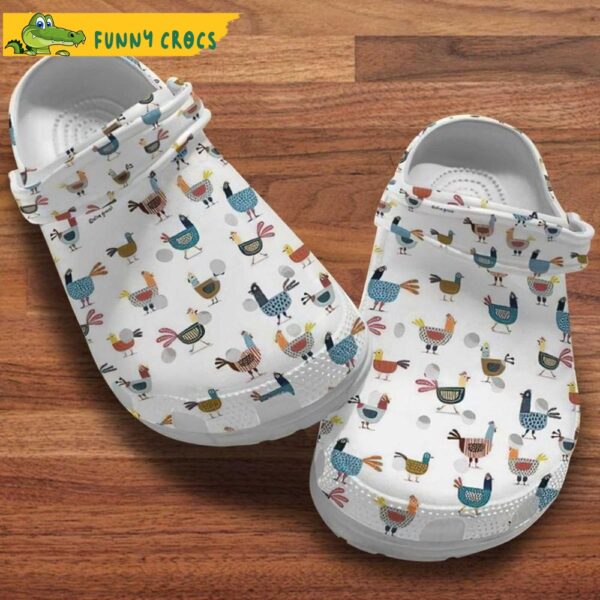 Cartoon Chicken Gifts Crocs Clog Shoes 1.jpg