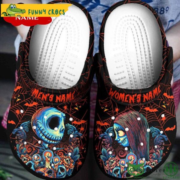 Cartoon Customized Jack And Sally Crocs 1.jpg