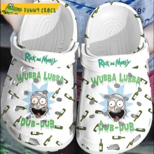 Cartoon Wubba Lubba Rick And Morty Crocs 1.jpg