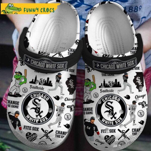 Chicago White Sox MLB Crocs Clog Shoes 1.jpg