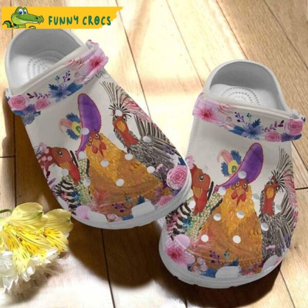 Chicken Familys Lovely Gifts Crocs Clog Shoes.jpg