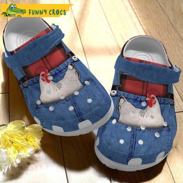 Chicken In Jean Crocs Clog Shoes.jpg