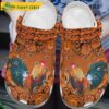 Chicken Wood Flower Crocs Clog Shoes.jpg