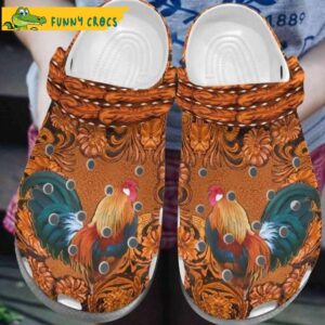 Chicken Wood Flower Crocs Clog Shoes.jpg