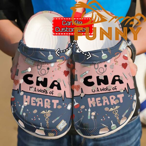 Cna A Work Of Heart Nurse Crocs Clog Shoes 1.jpg