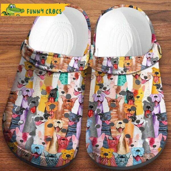 Colorful Dogs Pattern Crocs.jpg