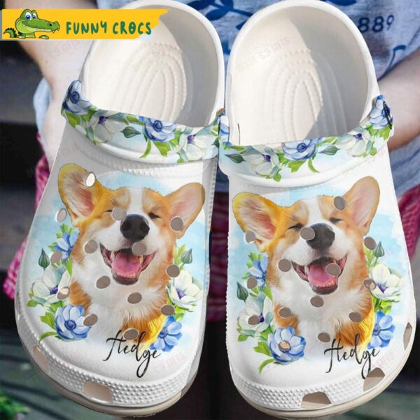 Corgi Classic Whitesole Personalized Dog Crocs.jpg