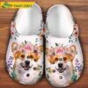 Corgi Dog With Flower Art 3D Birthday Crocs.jpg