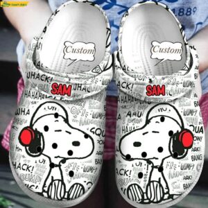 Custom Disney Listening To Music Snoopy Crocs 1.jpg