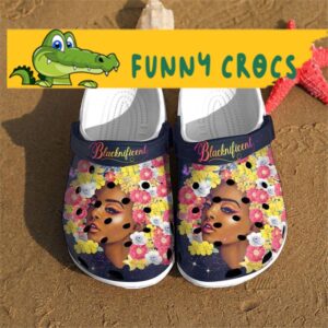 Custom Flower Black Girl Thanksgiving Crocs.jpg