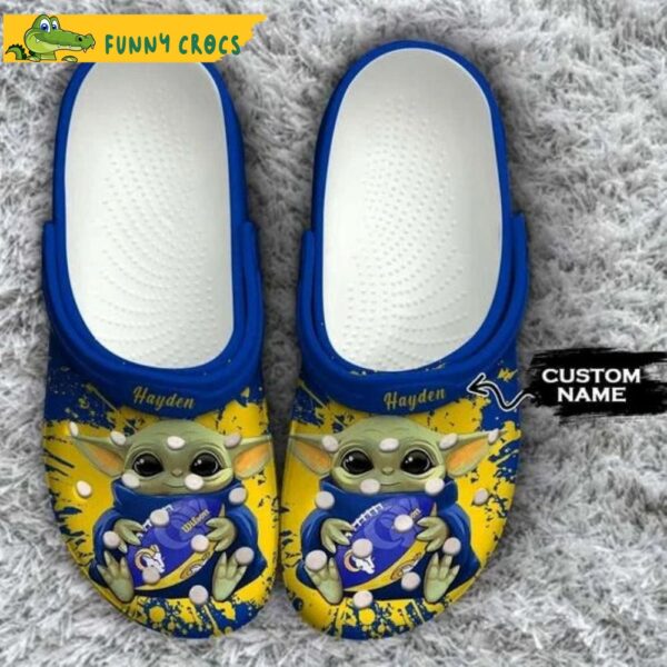 Custom Los Angeles Rams Baby Yoda Crocs.jpg