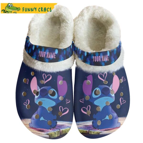 Custom My Love Fleece Stitch Crocs 1.jpg