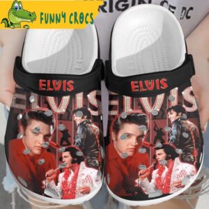 Custom Name Elvis Presley Crocs Clog Shoes.jpg