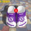 Custom Northwestern Wildcats Football NCAA Crocs Slippers.jpg