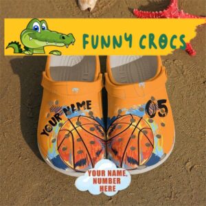 Custom Number Orange Basketball Crocs 1.jpg