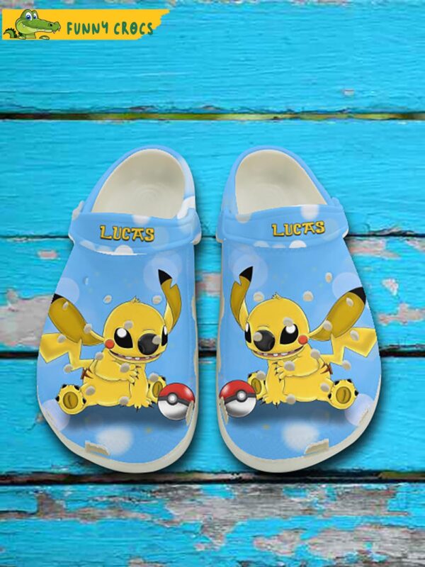 Custom Pokemon Stitch Crocs Clog Shoes 1.jpg