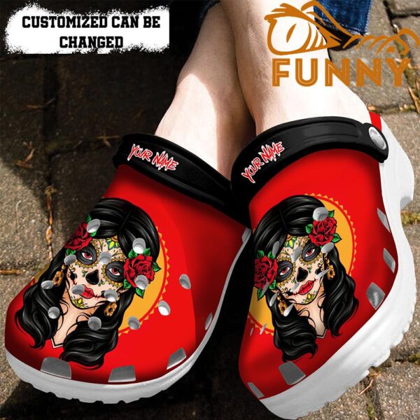 Custom Skull Girl Red Crocs 2.jpg