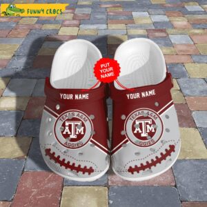 Custom Texas AM Aggies Football NCAA Crocs Slippers.jpg