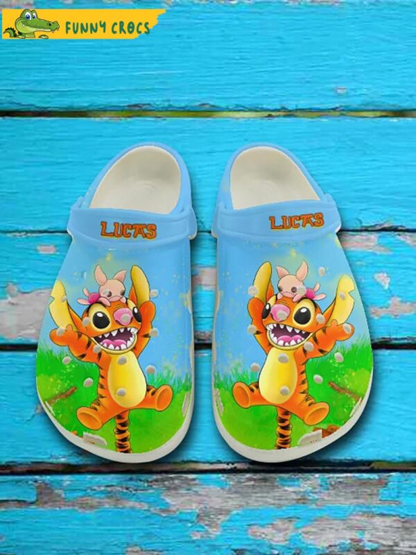 Custom Tiger Stitch Crocs Clog Shoes 1.jpg