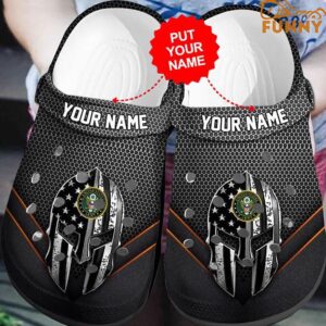 Custom US Army America Helmet Veteran Crocs 1.jpg