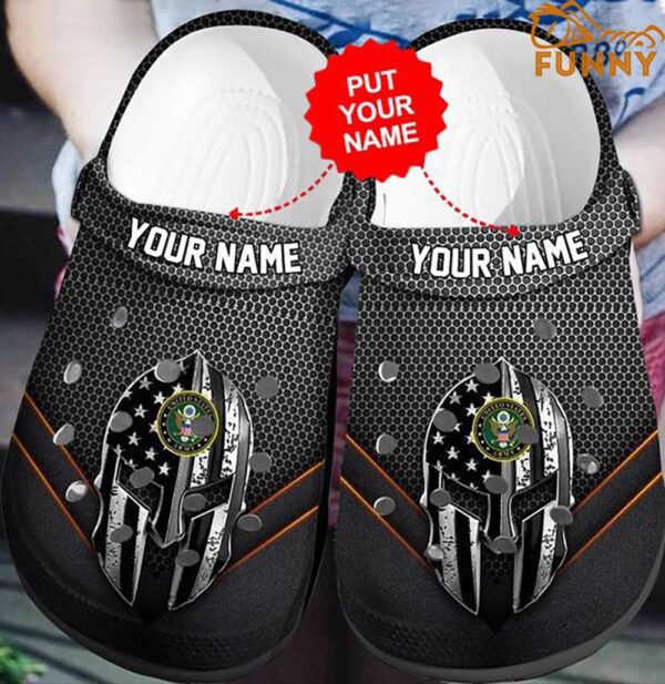 Custom US Army America Helmet Veteran Crocs 1.jpg