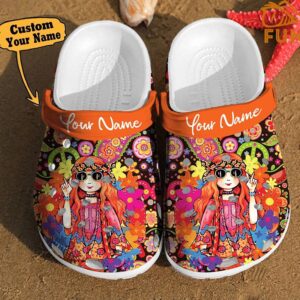 Customized Beautiful Hippie Girl Crocs 1.jpg